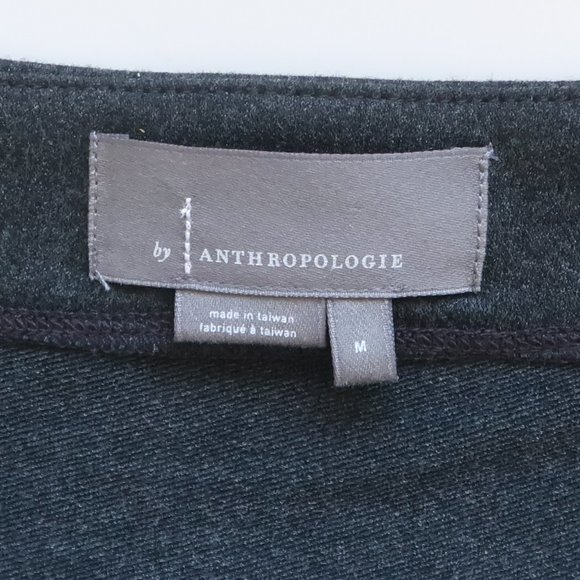 Anthropologie Grey Column Boat Neck Midi Dress Size Medium M - Picture 8 of 10